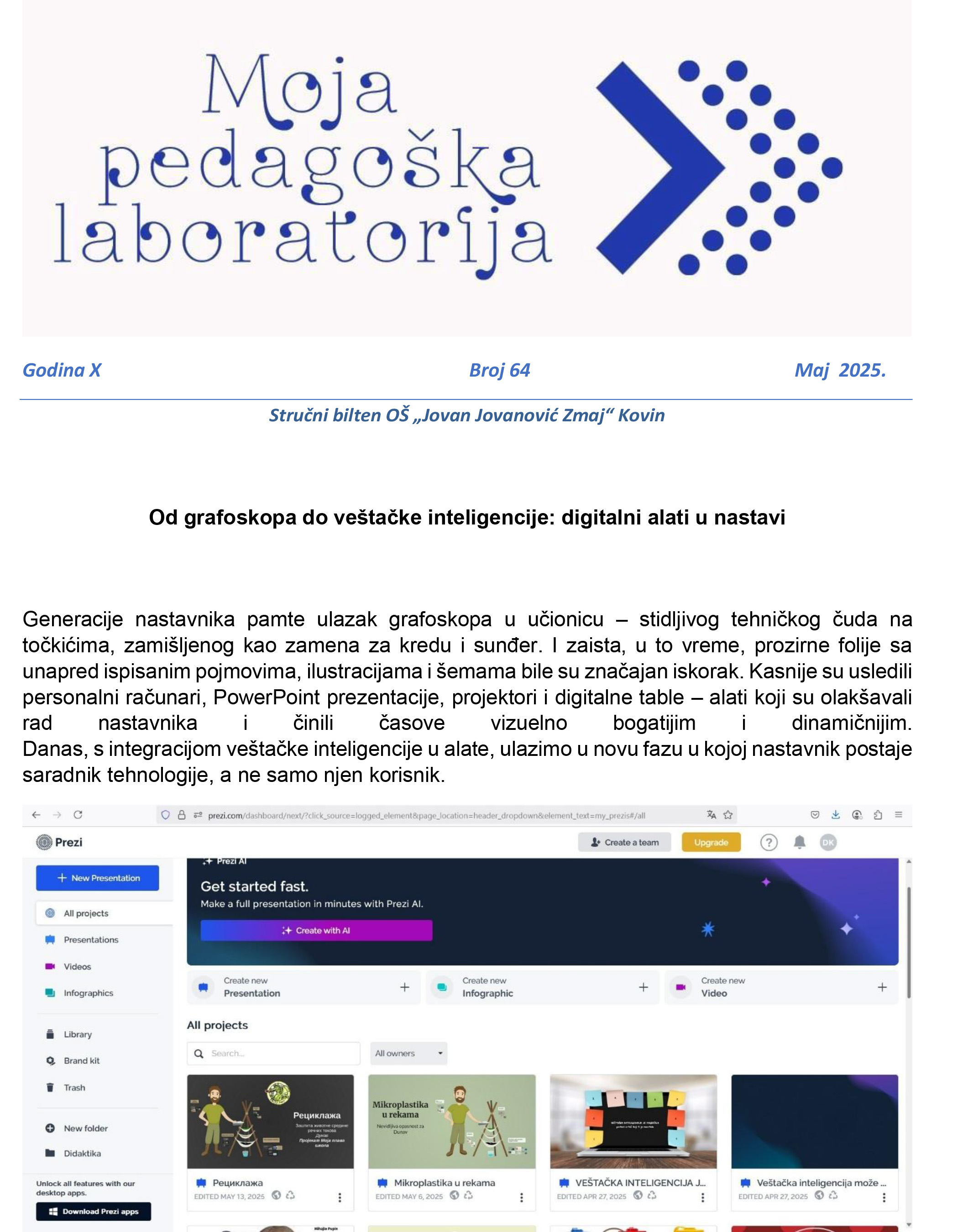 Inovativni pristupi nastavi informatike