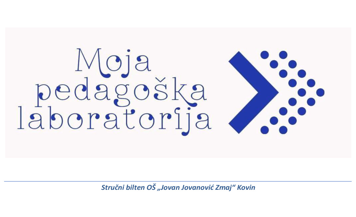 Фебруарски број стручног билтена наше школе „Моја педагошка лабораторија“ – 71. број
